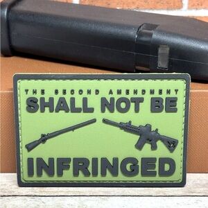 PVC Tactical Patch - Second Amendment Gun Patch - Assault Rifle Morale Patch